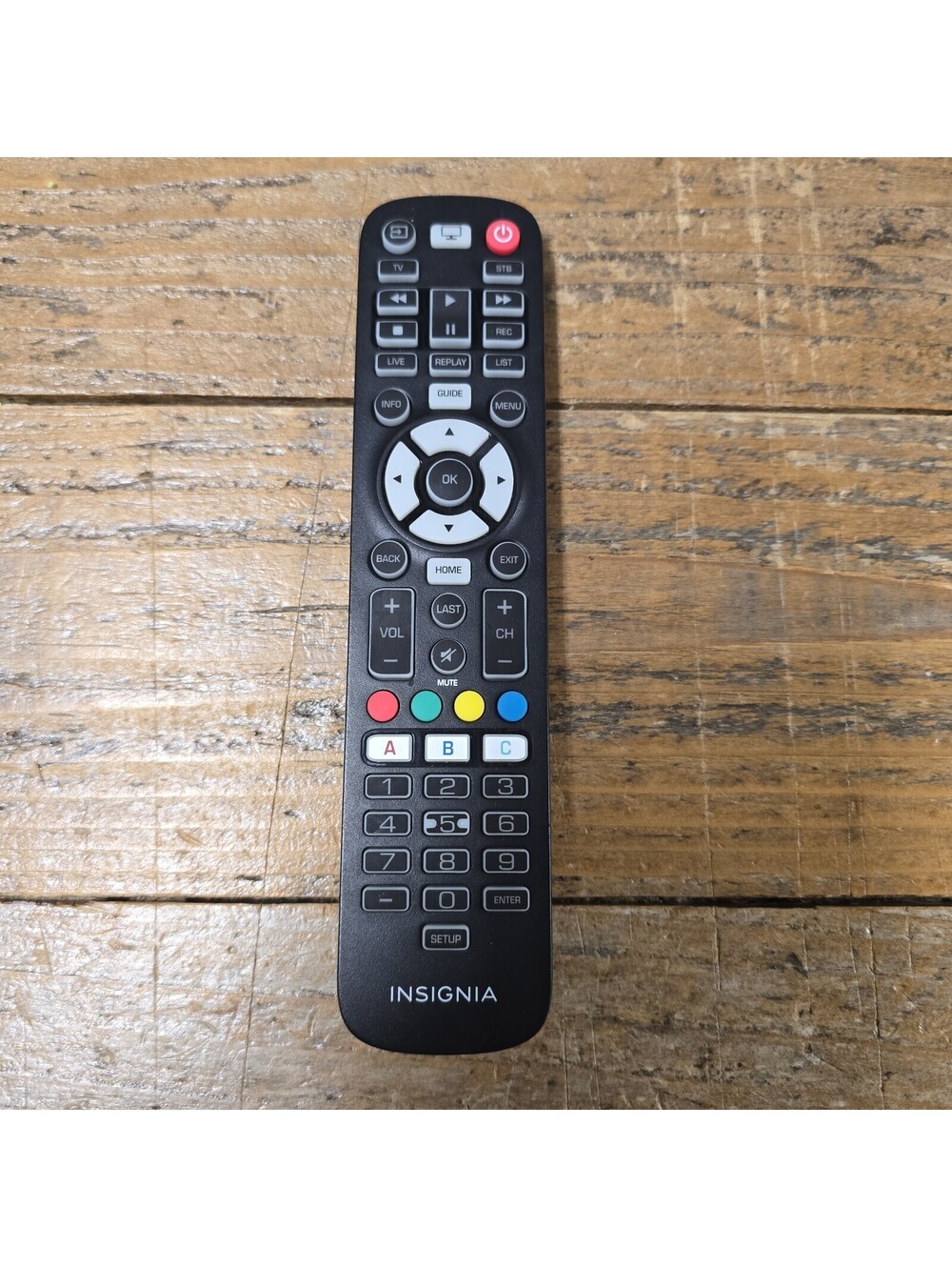 Insignia Remote Control for TV Media Devices Black